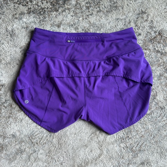LULULEMON: Speed Up high-rise short, size 8, purple - Picture 3 of 7